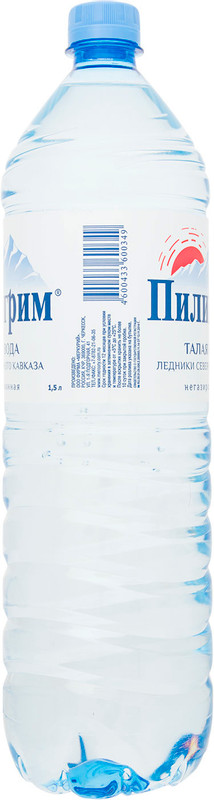 Вода Пилигрим минеральная питьевая столовая негазированная, 1.5л — фото 1
