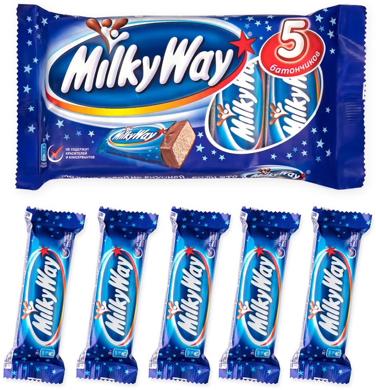 Батончик шоколадный Milky Way, 5х26г — фото 4