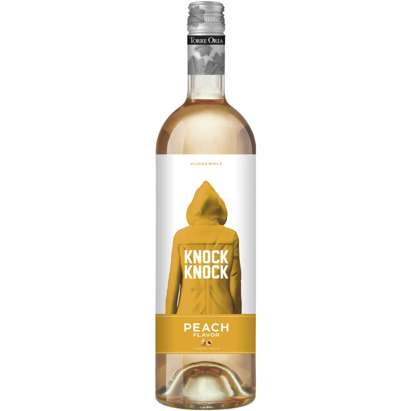 Виноградосодержащий напиток Knock Knock Peach Flavor, 750мл
