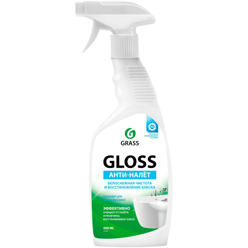 Средство чистящее Grass Gloss для ванной комнаты, 600мл