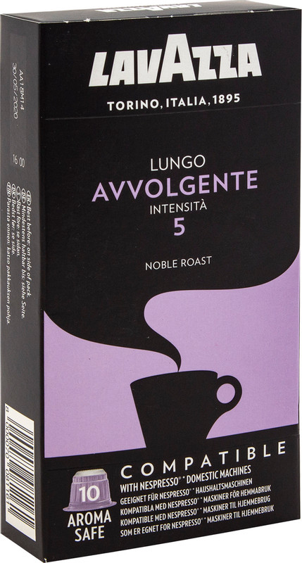 Кофе в капсулах Lavazza Avvolgente жареный молотый, 10x5.5г — фото 2