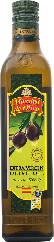 Масло оливковое Maestro de Oliva Extra Virgin нерафинированное, 500мл