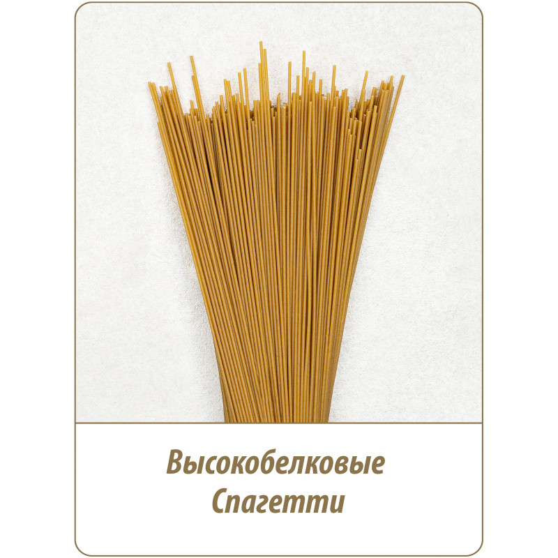 Макароны Livingood Energy Pasta Spaghetti высокобелковые, 400г — фото 2