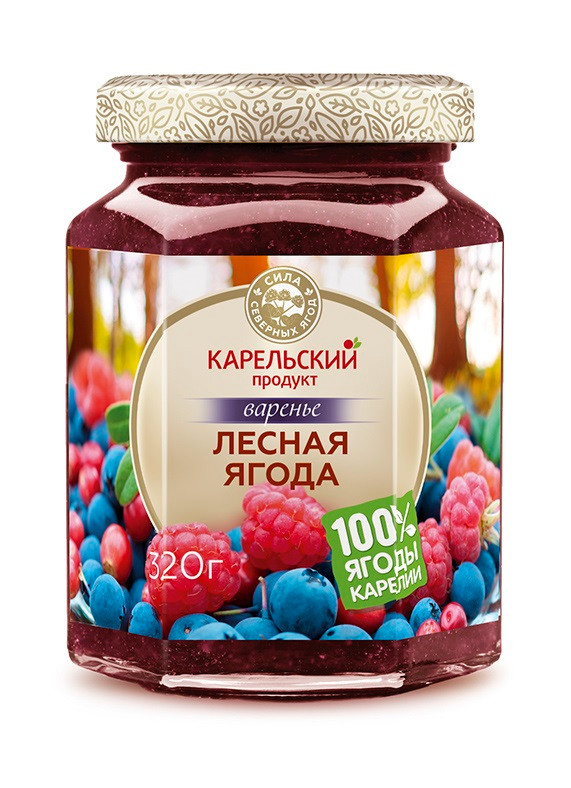 Варенье Карельский продукт из лесных ягод, 320г — фото 1