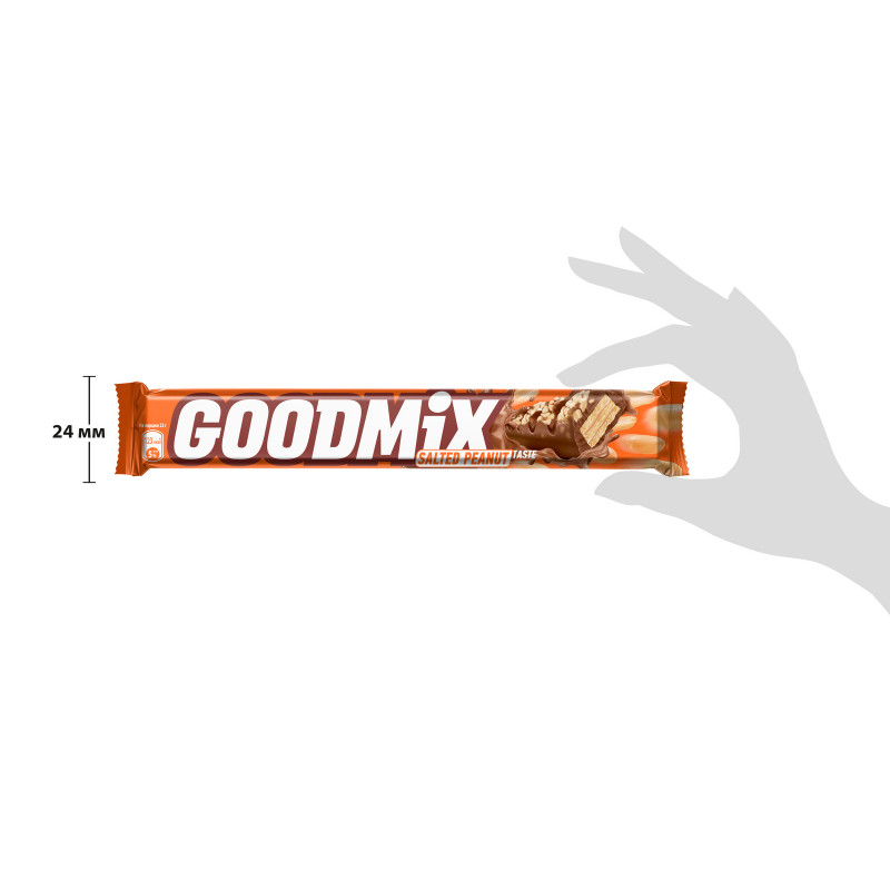 Конфета Goodmix Salted Peanut Taste соленый арахис, 46г — фото 6