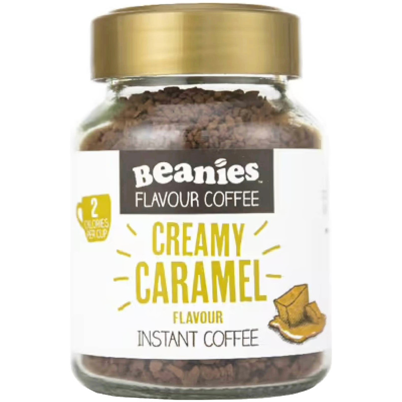 Кофе Beanies Flavour Coffee натуральный растворимый сублимированный с ароматом крем-карамель, 50г