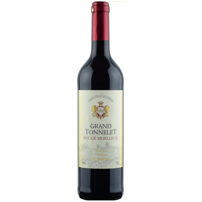 Вино Grand Tonnelet ординарное  красное полусладкое, 750мл