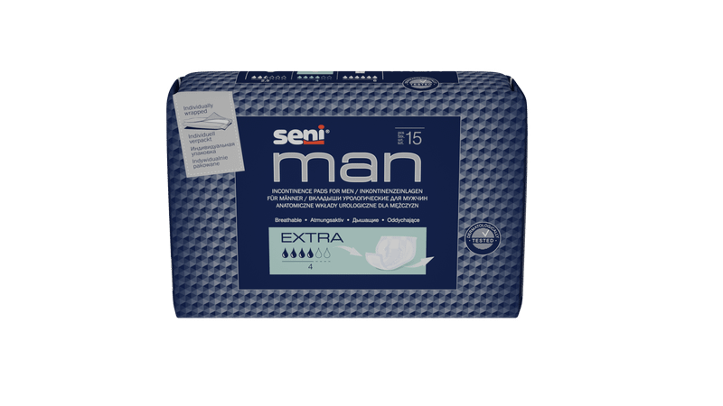 Вкладыши Seni Man Extra урологические для мужчин, 15шт — фото 6