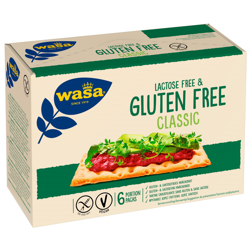 Хлебцы Wasa Classic Gluten Free без глютена и лактозы, 240г — фото 2