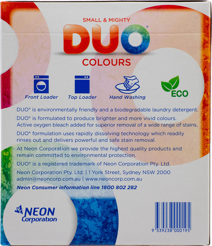 Порошок стиральный Duo Colours для цветного белья концентрированный, 1кг — фото 2