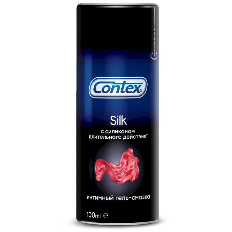 Гель-смазка Contex Silk для интимного применения с силиконом, 100мл