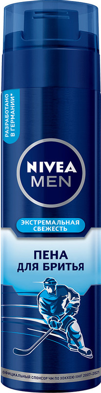 Пена для бритья Nivea For Men суперсвежесть, 200мл