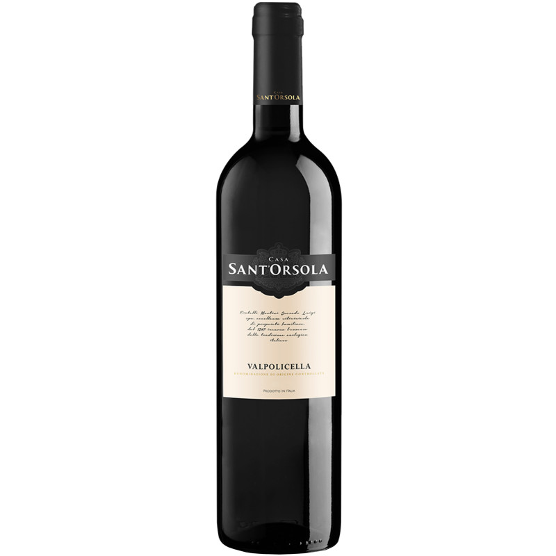 Вино Sant'Orsola Valpolicella DOC красное сухое, 750мл