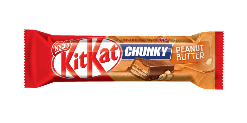 Батончик шоколадный Kit-Kat Chunky с арахисовой пастой, 42г