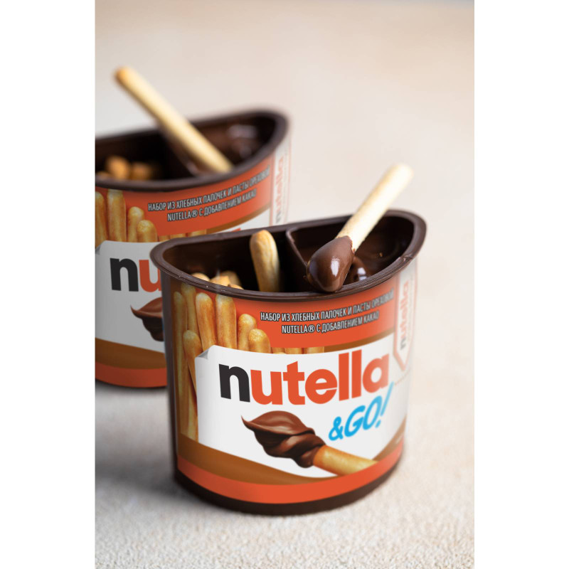 Набор Nutella&GO! c хлебными палочками и ореховой пастой Nutella, 52г — фото 3