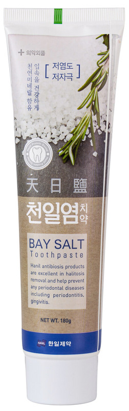 Зубная паста Hanil Bay salt c морской солью, 180г — фото 1