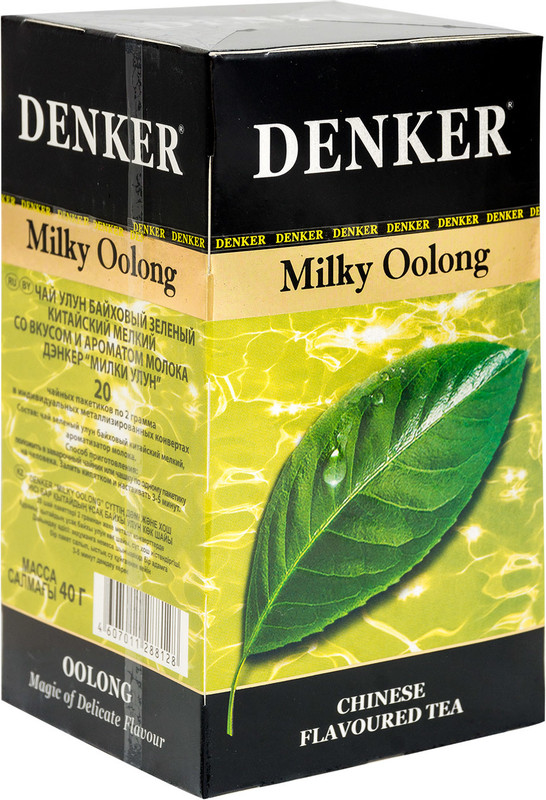 Чай Denker Молочный оолонг зелёный в пакетиках, 20х2г — фото 4
