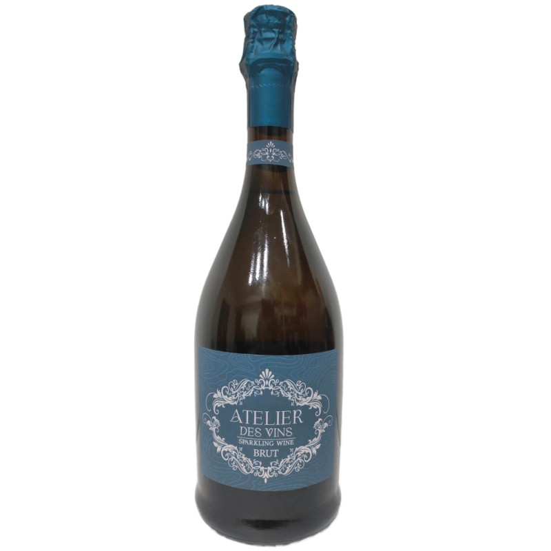 Вино игристое Atelier Des Vins белое брют 11.5%, 750мл