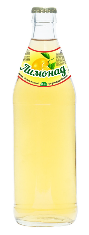 Напиток безалкогольный Уральские Лимонад газированный, 500мл