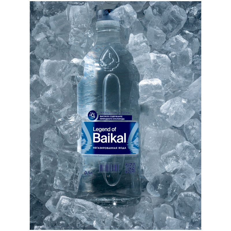 Вода Legend of Baikal природная питьевая негазированная, 500мл — фото 2