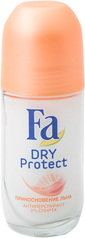 Дезодорант Fa Dry Protect Прикосновение льна 48 часов ролик, 50мл