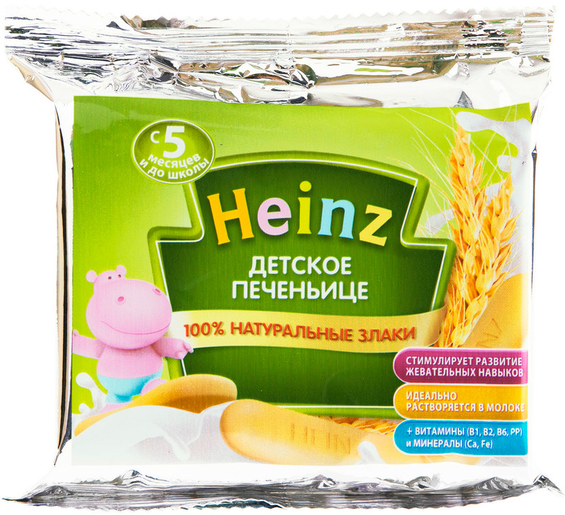 Печенье Heinz Печеньице детское с 5 месяцев, 60г