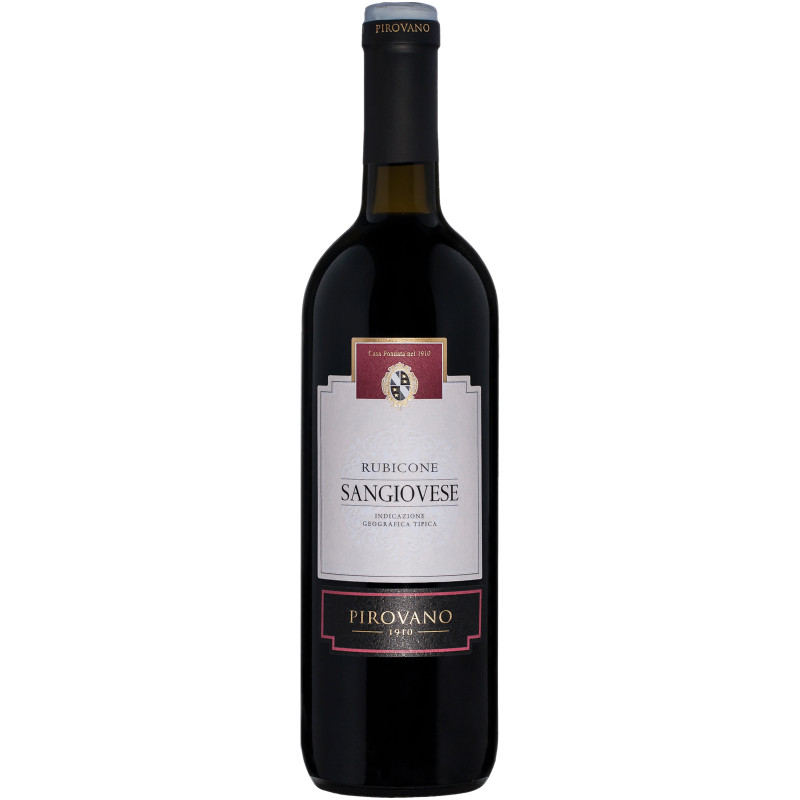 Вино Pirovano Sangiovese Rubicone красное сухое 12.5%, 750мл