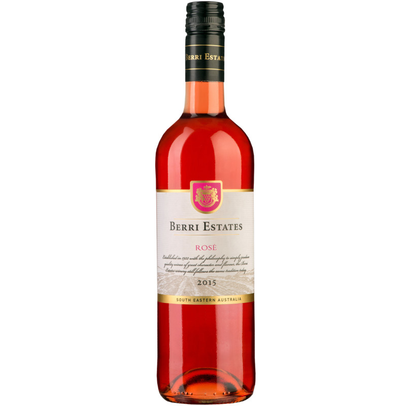 Вино Berri Estates Розе розовое полусладкое 12%, 750мл