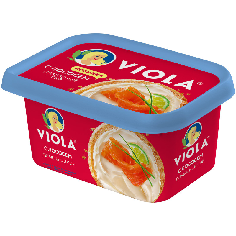 Сыр Viola Виола плавленый с лососем 35%, 400г — фото 2