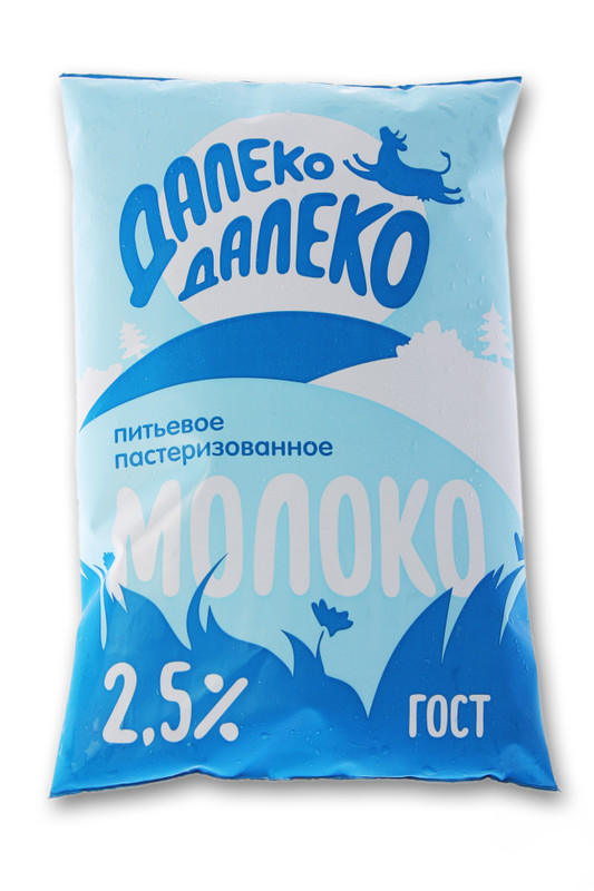 Молоко питьевое пастеризованное 2.5%, 900мл