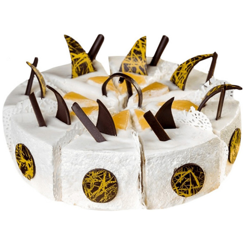 Торт Золотой Колос Груша творожный порционный, 600г
