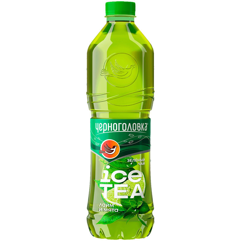 Холодный чай Черноголовка Ice Tea Зелёный мята-лайм сокосодержащий, 1.5л
