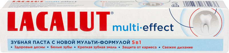 Зубная паста Lacalut Мульти эффект 5в1, 75мл — фото 6