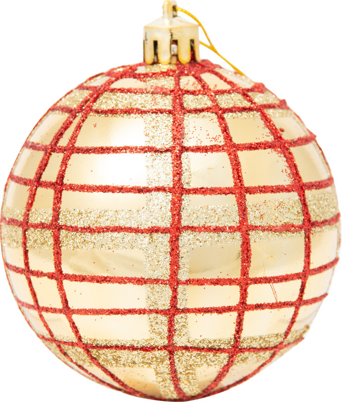 Набор ёлочных шаров Santa Club 7см HV7006-1451A01, 6шт — фото 1
