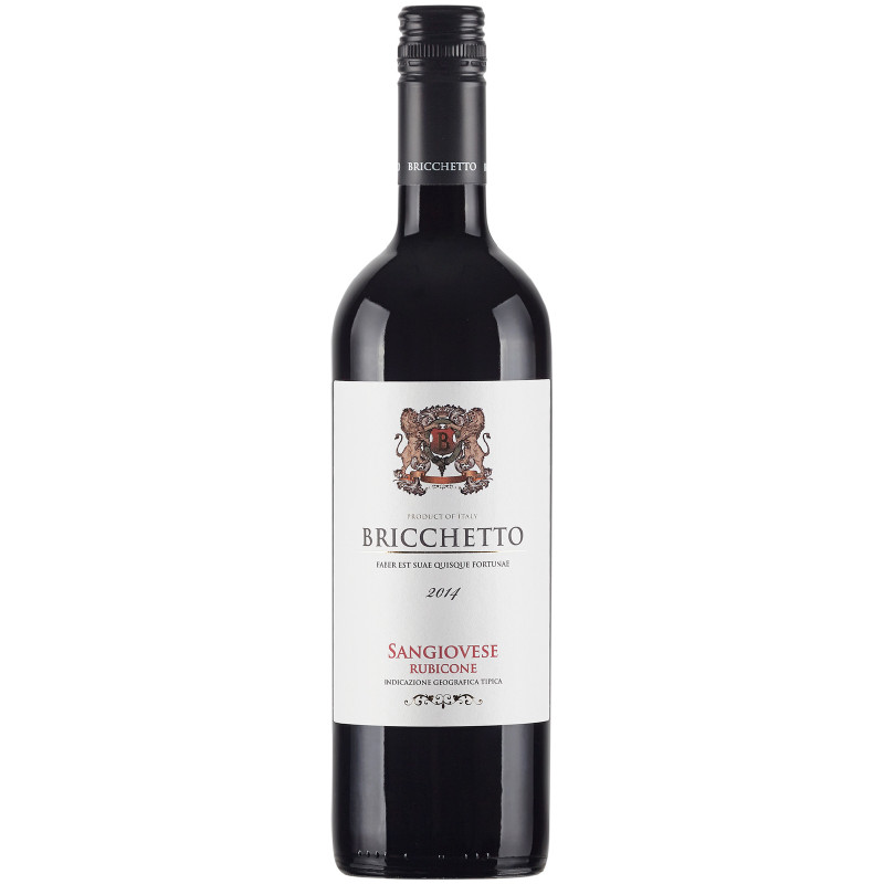 Вино Bricchetto Sangiovese Rubicone красное сухое 10%, 750мл