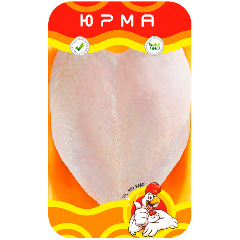 Грудка цыплёнка-бройлера Юрма охлаждённая