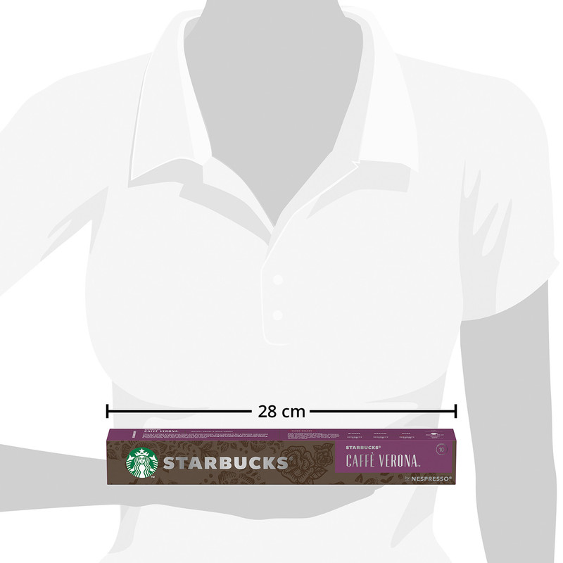 Кофе в капсулах Starbucks Caffe Verona молотый для системы Nespresso 10шт, 55г — фото 5