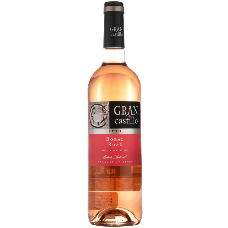 Вино Gran Castillo Bobal Rose Utiel-Requena DO розовое сухое 11.5%, 750мл
