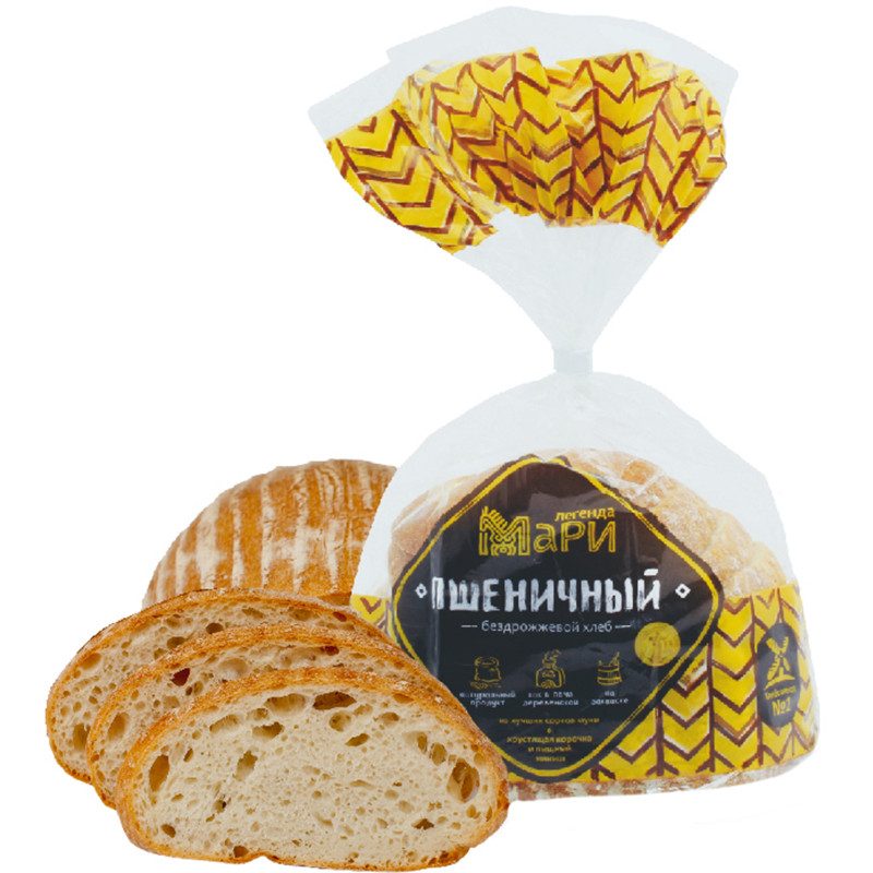Хлеб Хлебозавод №1 Легенда Мари пшеничный нарезка, 270г