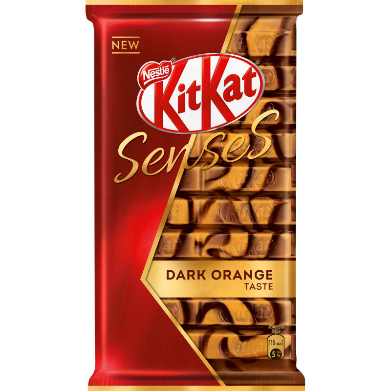 Шоколад KitKat Senses Double Chocolate+Dark Orange taste, 224г — фото 5