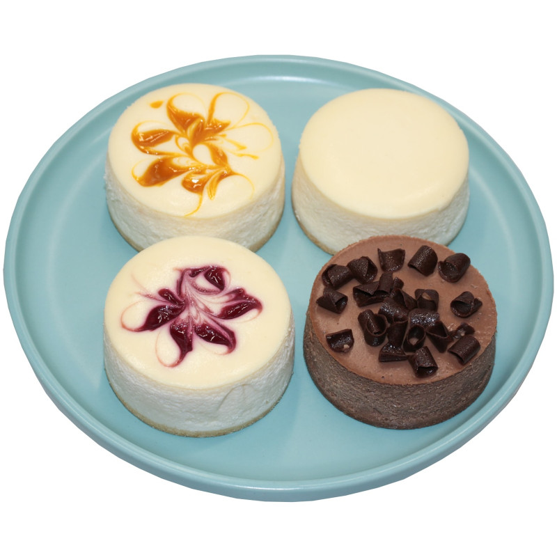 Набор мини-чизкейков Rock'n'Cream Малина-Манго-Нью-Йорк-Шоколад, 280г — фото 2