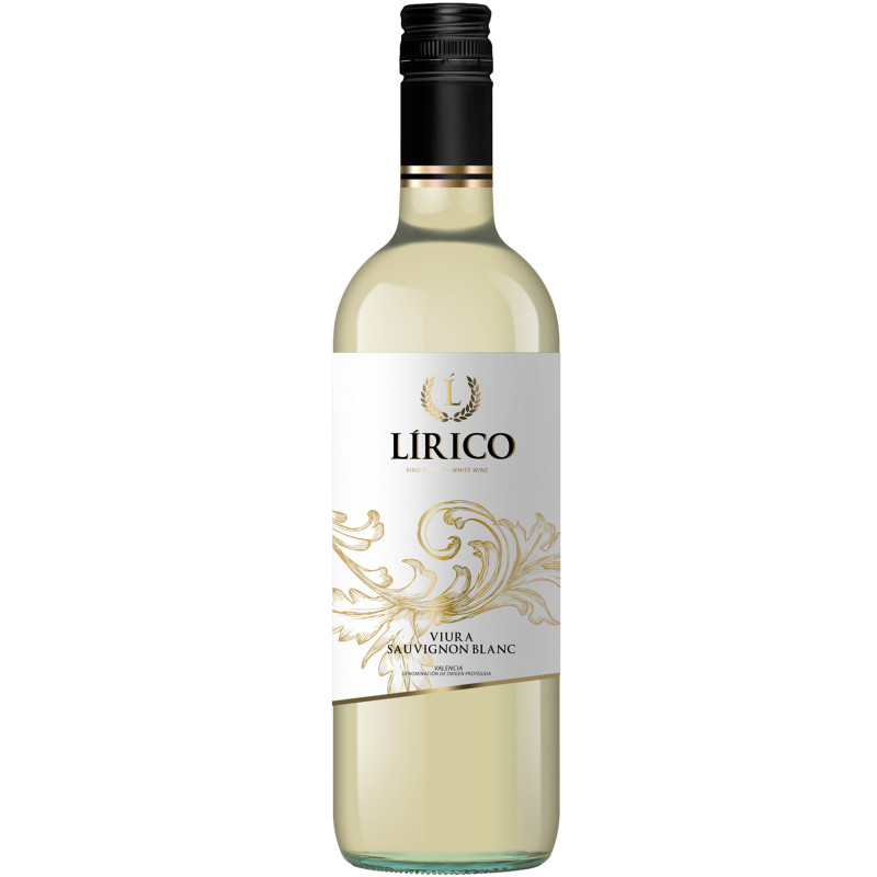 Вино Lirico Viura-Sauvignon Blanc Valencia DO белое сухое 11.5%, 750мл