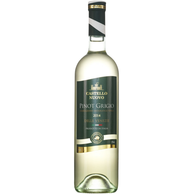 Вино Castello Nuovo Пино Гриджио белое полусухое, 750мл