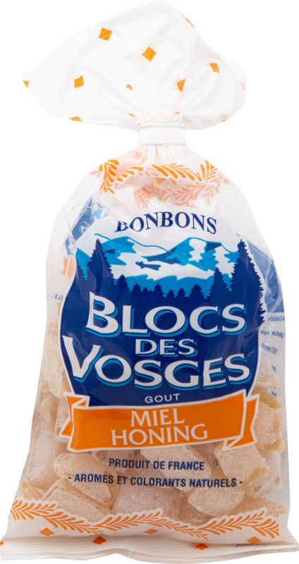 Леденцы Blocs Des Vosges со вкусом мёда, 125г