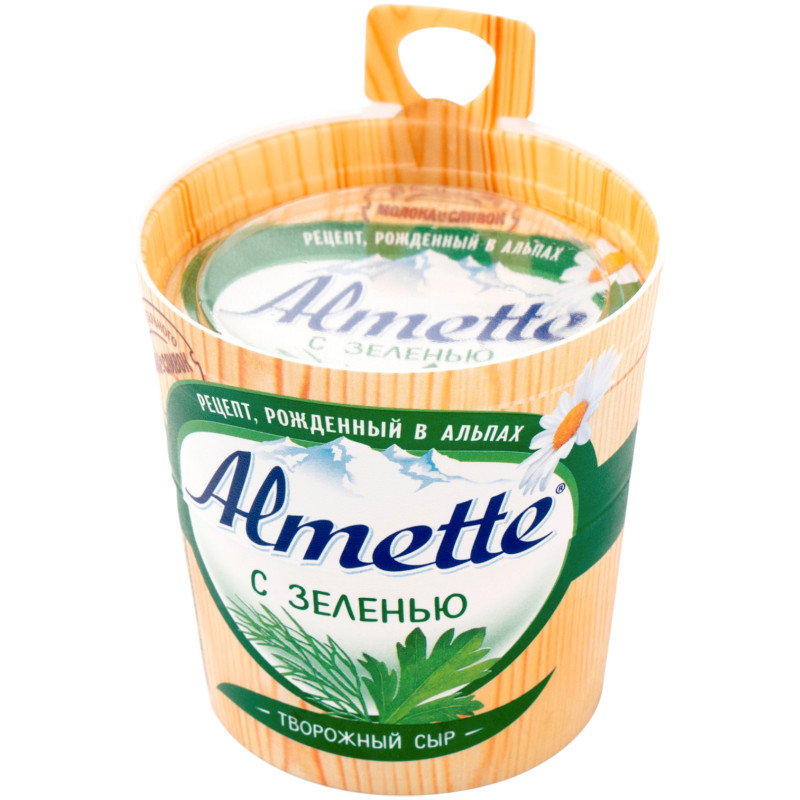 Сыр творожный Almette С зеленью 60%, 150г — фото 1