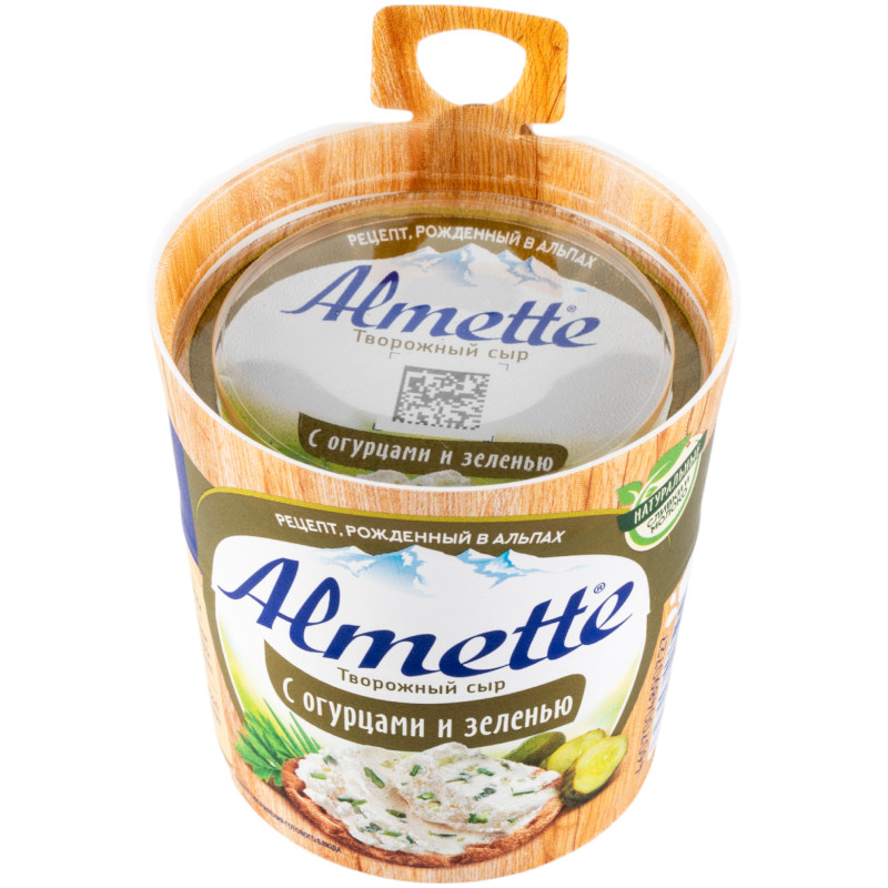 Сыр творожный Almette С огурцами и зеленью 60%, 150г — фото 3