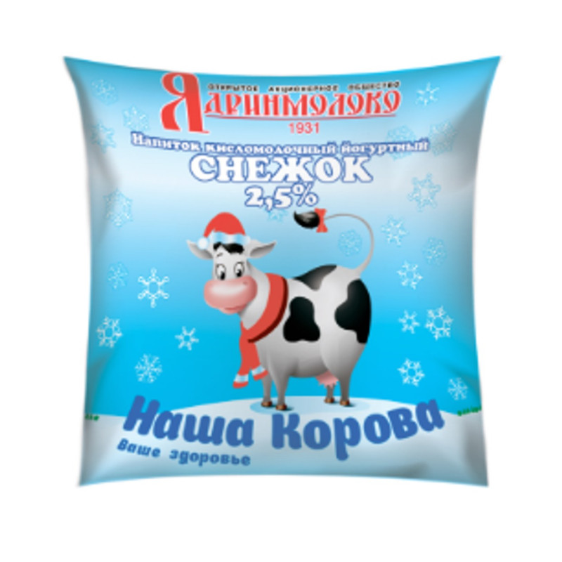 Снежок Ядринмолоко йогуртный 2.5%, 450мл