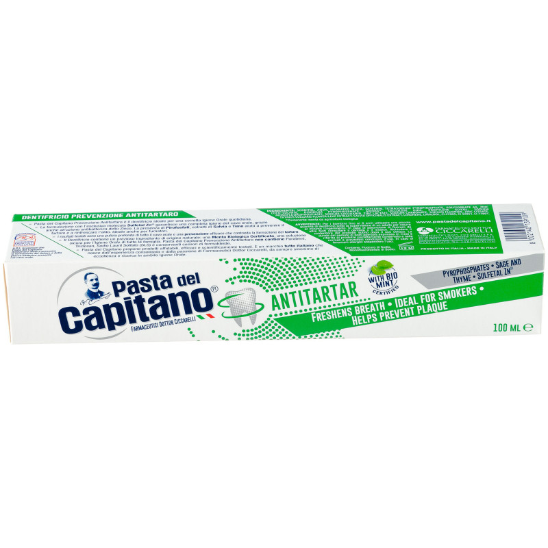 Зубная паста Pasta Del Capitano Antitartar, 75мл — фото 2