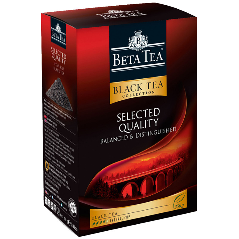 Чай Beta Tea Отборное качество чёрный цейлонский, 100г