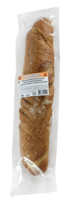 Хлеб Вкусный Хлеб Мстерский заварной с тмином, 300г